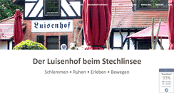 Desktop Screenshot of luisenhof-stechlin.de