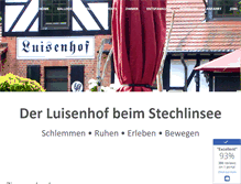 Tablet Screenshot of luisenhof-stechlin.de